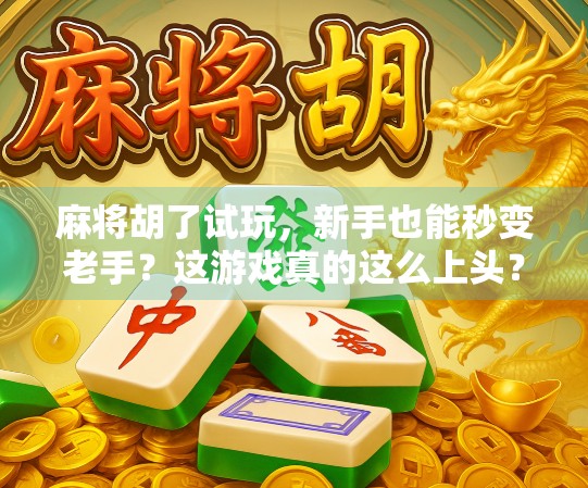 麻将胡了试玩，新手也能秒变老手？这游戏真的这么上头？