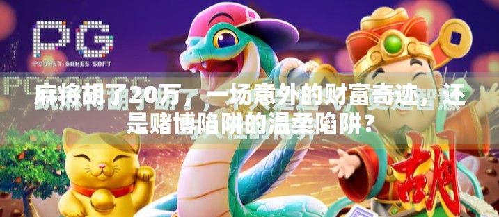 麻将胡了20万，一场意外的财富奇迹，还是赌博陷阱的温柔陷阱？