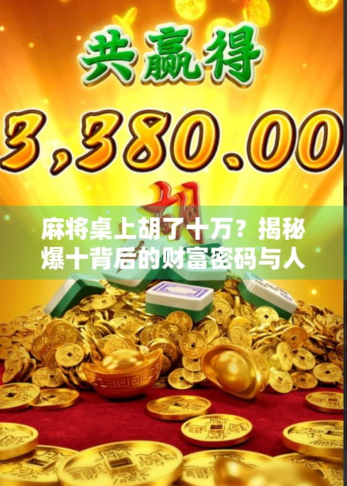 麻将桌上胡了十万?揭秘爆十背后的财富密码与人性博弈! 麻将桌上胡了十万?揭秘爆十背后的财富密码与人性博弈!