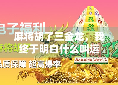 麻将胡了三金龙,我终于明白什么叫运气好到离谱! 麻将胡了三金龙,我终于明白什么叫运气好到离谱!