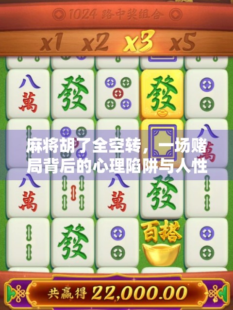 麻将胡了全空转,一场赌局背后的心理陷阱与人性博弈 麻将胡了全空转,一场赌局背后的心理陷阱与人性博弈