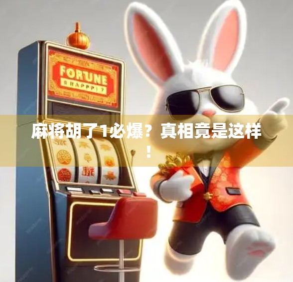 麻将胡了1必爆?真相竟是这样! 麻将胡了1必爆?真相竟是这样!