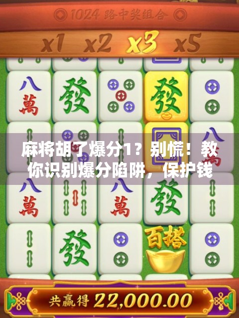 麻将胡了爆分1?别慌!教你识别爆分陷阱,保护钱包不被套路! 麻将胡了爆分1?别慌!教你识别爆分陷阱,保护钱包不被套路!