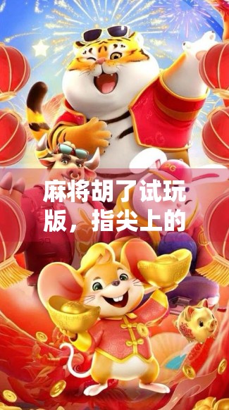 麻将胡了试玩版，指尖上的国粹狂欢，新手也能秒变老手？