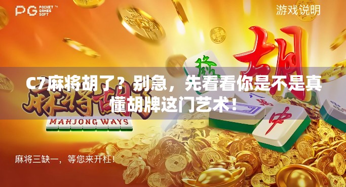 C7麻将胡了？别急，先看看你是不是真懂胡牌这门艺术！
