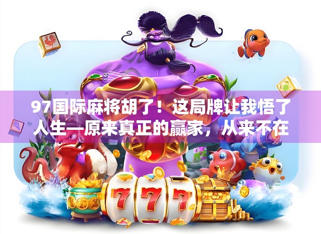 97国际麻将胡了!这局牌让我悟了人生—原来真正的赢家,从来不在牌桌上